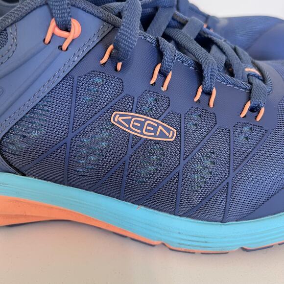 Keen Utility Vista Energy Women Safety Work Shoes Size 10M Carbon Fiber Toe Blue - Picture 8 of 12